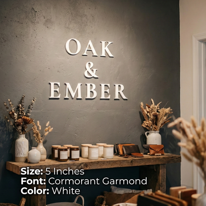 Custom Name Wall Letters